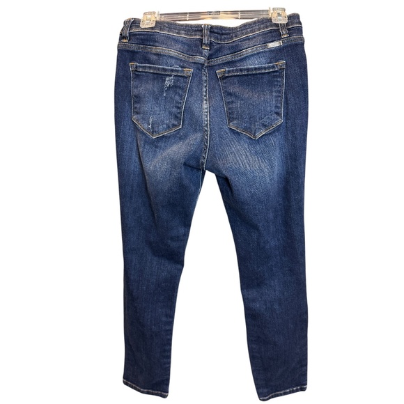 KanCan exclusively made for Maurices blue distressed skinny jeans Size 29 EUC - Picture 1 of 7